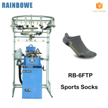 manufacturer of professional automatic korean flat toes cotton men sport socks making machine